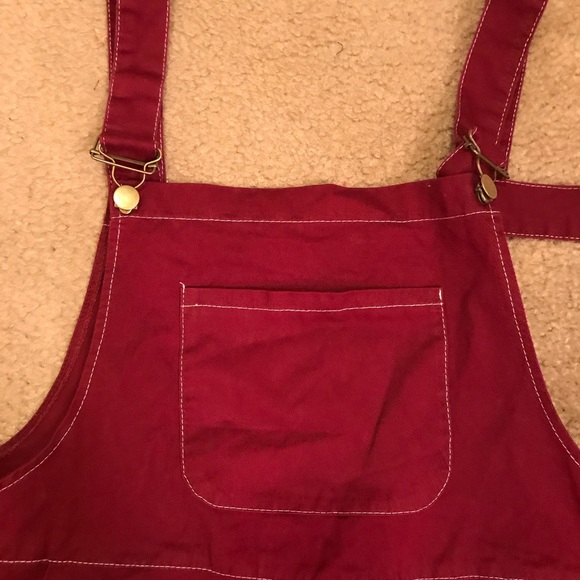 Maroon Overalls - Picture 2 of 2